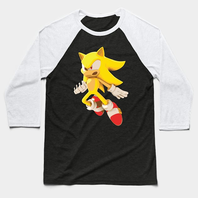 super sonic Baseball T-Shirt by NiceAndBetter Studio.